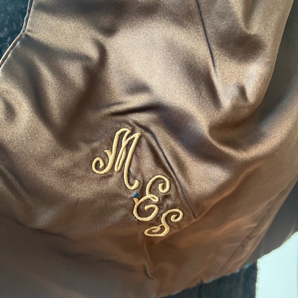 VINTAGE 1950’s Lord & Taylor Genuine Fur Curly Lamb Brown Short Coat Medium - Picture 9 of 12